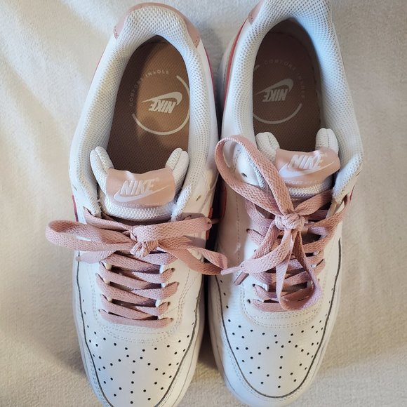 Nike Court Vision Low 'Next Nature Sail White Pink Oxford' Women's 11/Men's 9.5 - Picture 2 of 10